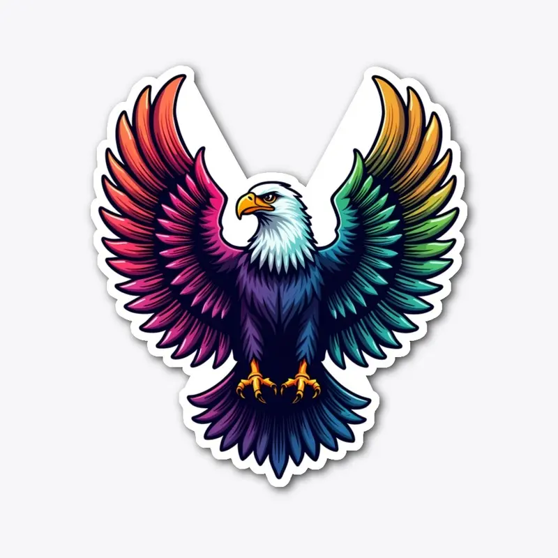 American Eagle Sticker